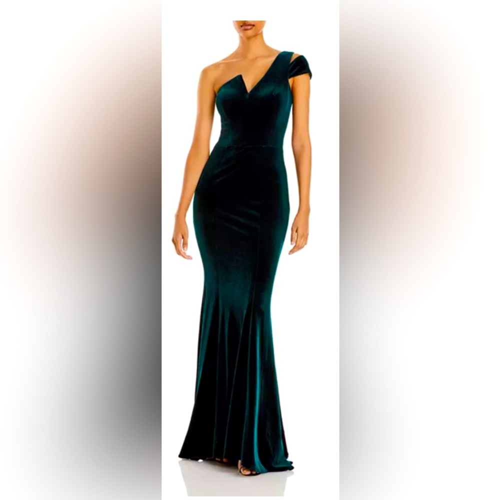 Aqua Velvet Dress. Size 4.